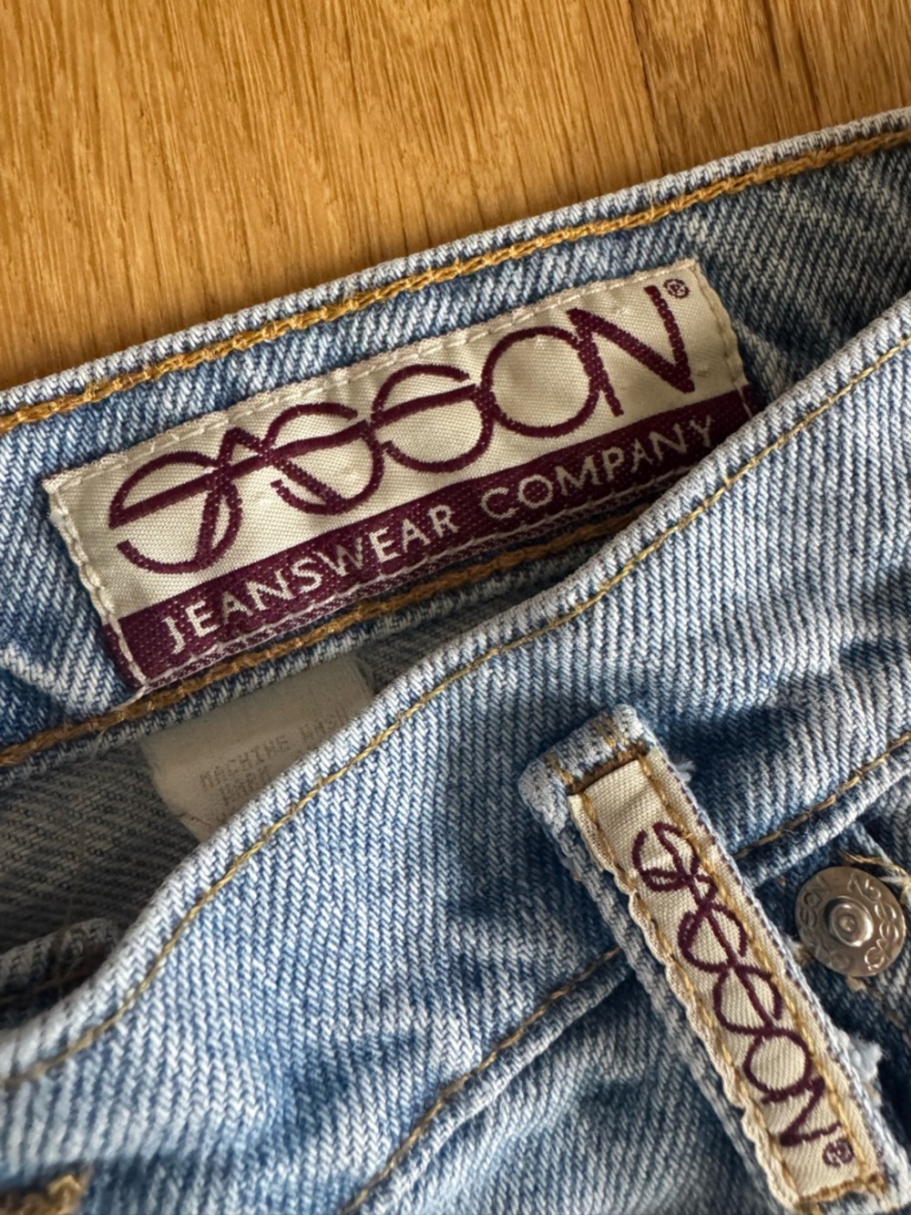 Vintage Sasson Jeans 80s High Rise Mom Jeans Light Wash Approx 26